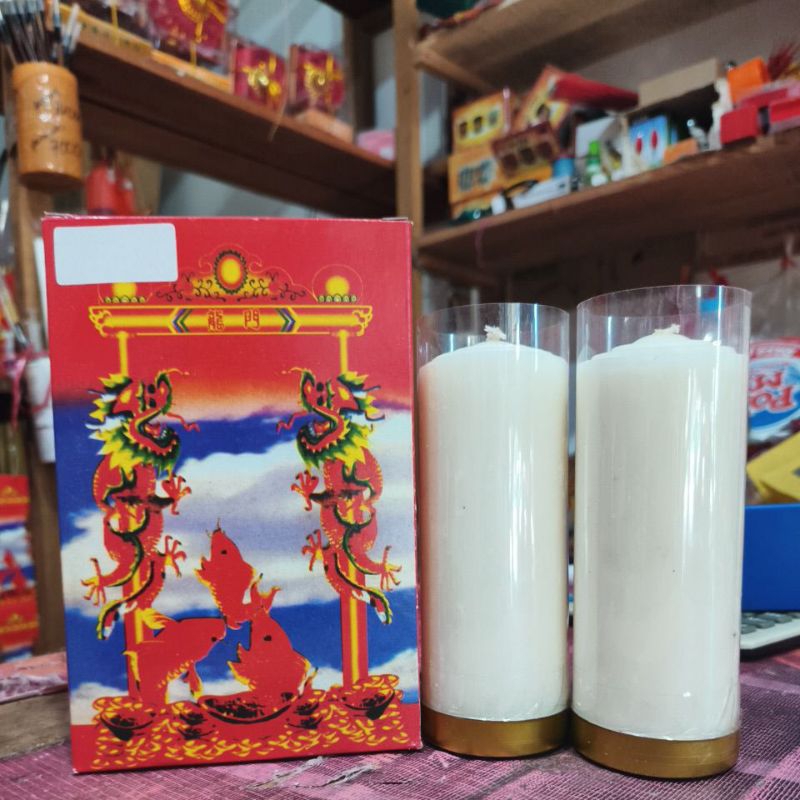 Lilin Puja Sembahyang Putih Jumbo 1 kati