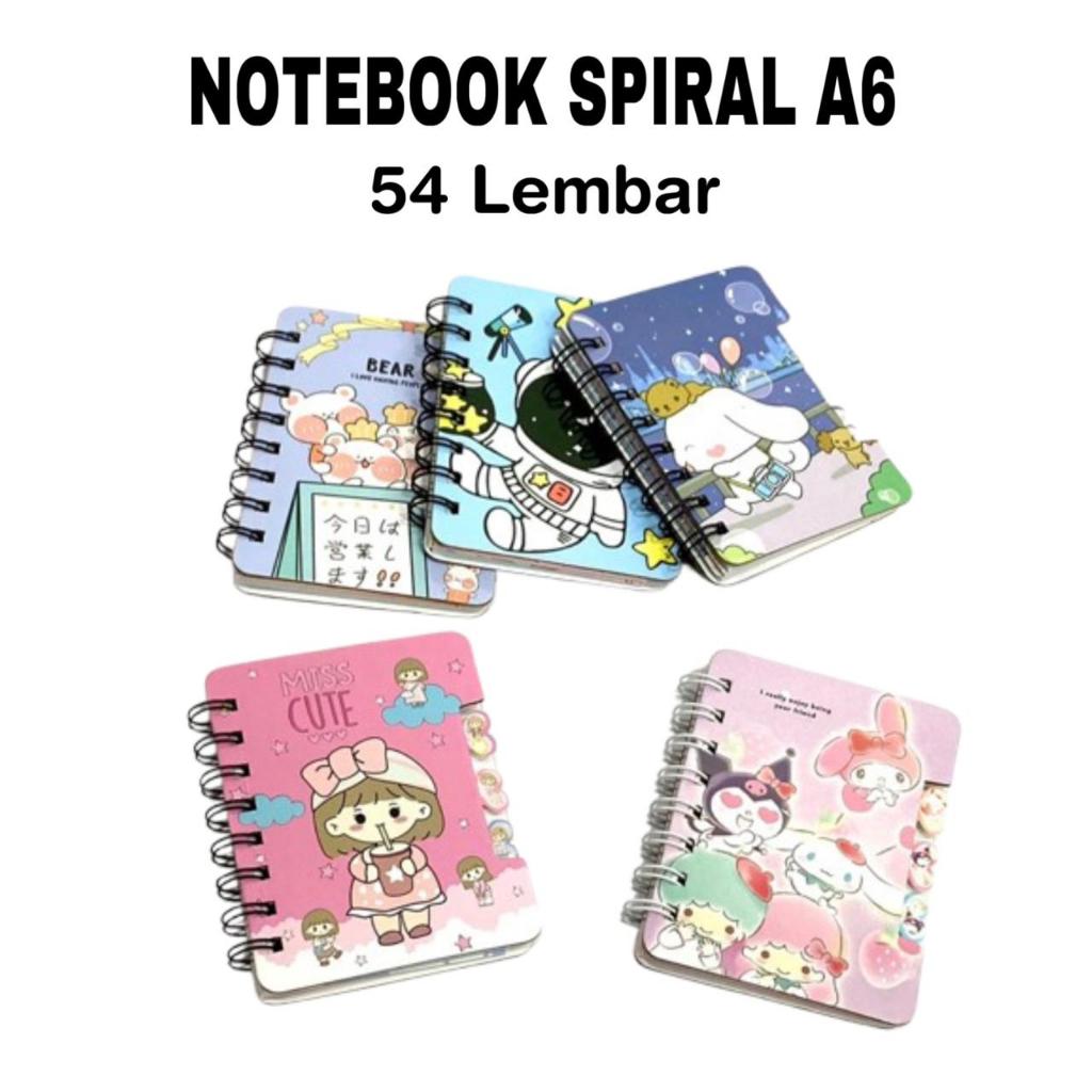 

HD Notebook Spiral A6 Motif Lucu 54 Lembar / Buku Catatan Kecil