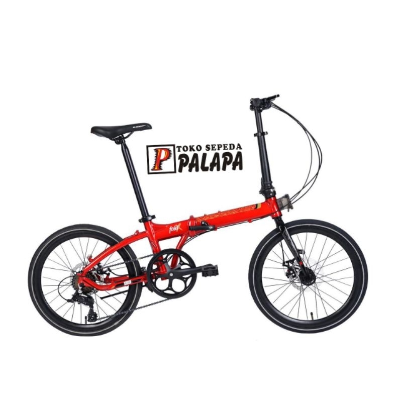 SEPEDA LIPAT 20 FOLDX X9 8 Speed ELEMENT FOLDING BIKE