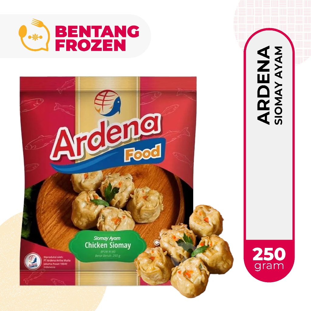 

Ardena Siomay Ayam 250gr Isi 13pcs / Chicken Siomay Frozen