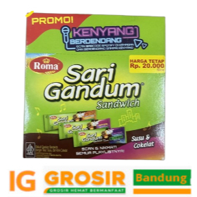 

Roma Sari Gandum Coklat isi 12pcs