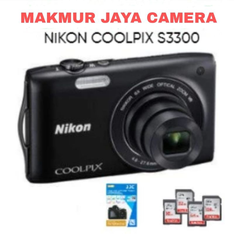 NIKON COOLPIX S3300 DIGITAL CAMERA