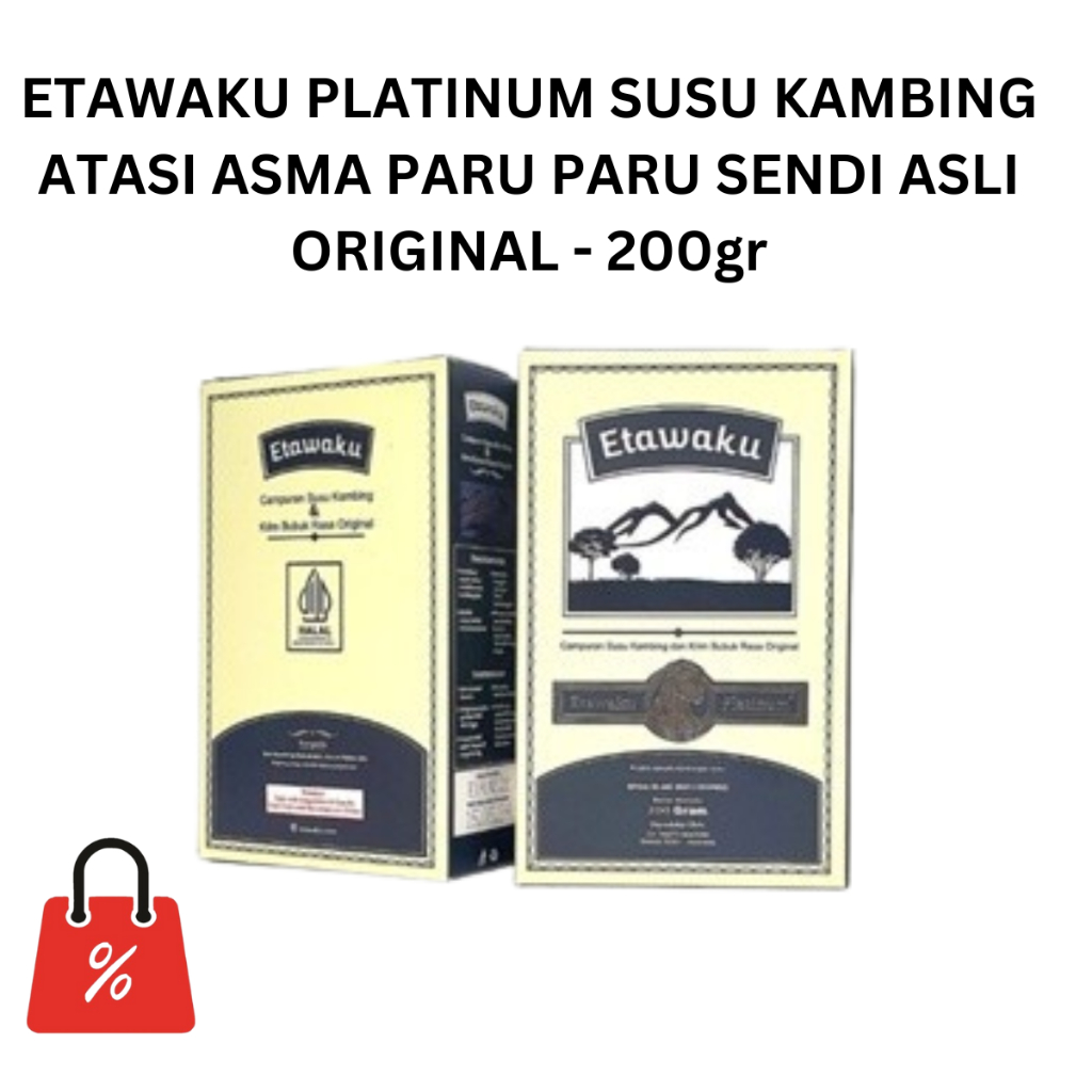 

ETAWAKU PLATINUM SUSU KAMBING ATASI ASMA PARU PARU SENDI ASLI ORIGINAL 200gr