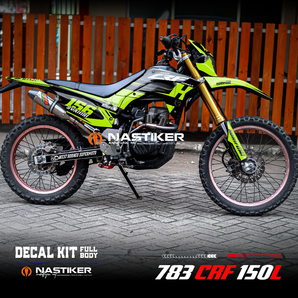 DECAL CRF fulllbody HOLOGRAM stiker crf 150l stabilo desain custom