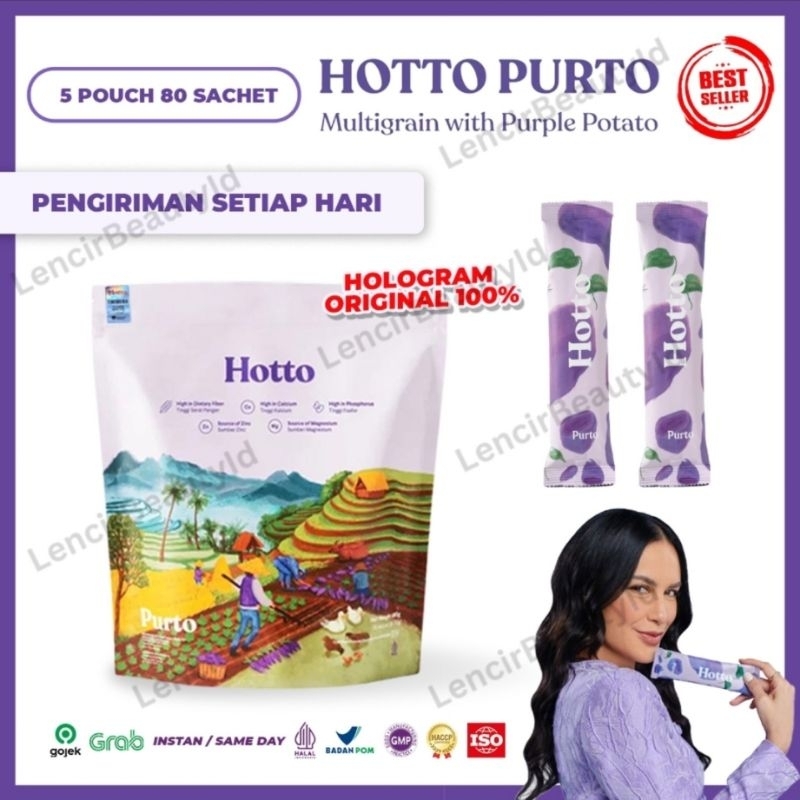 

Hotto Purto Multigrain Kemasan Baru Ada HOLOGRAM Original 100% ( isi 5 Pouch 80 sachet )