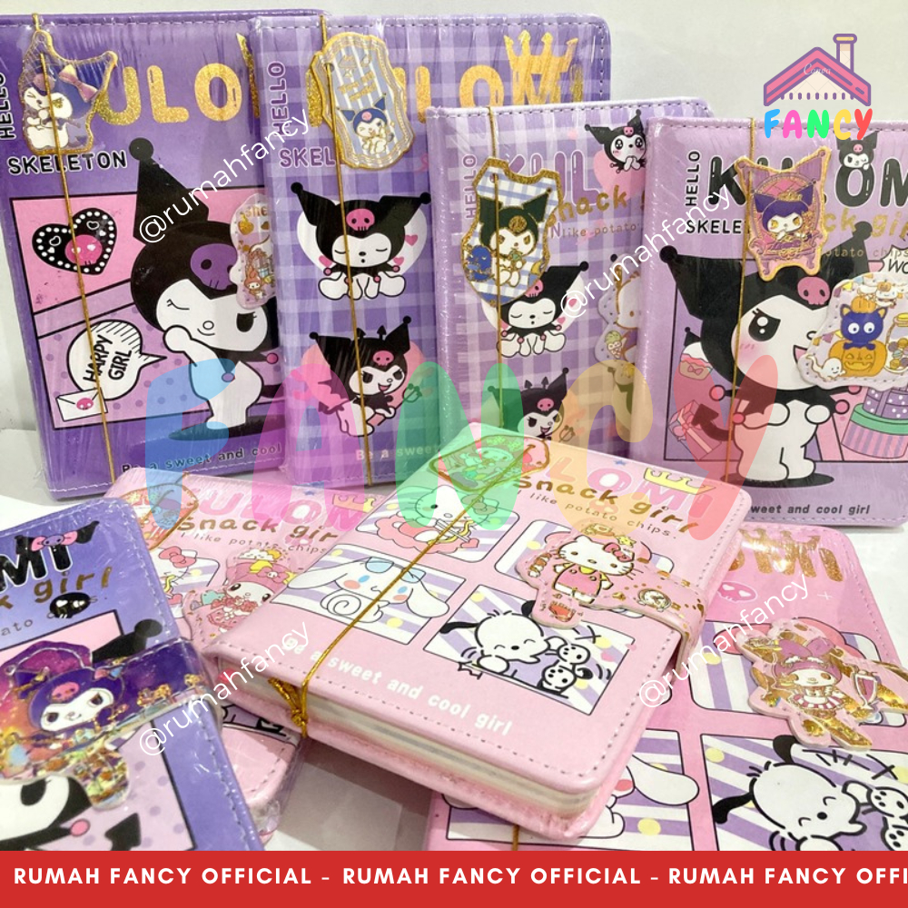 

Buku Diary Magnet Foam PREMIUM EMPUK Cute Journal Kulomi Karakter Lucu Motif MELODI Pink / KUROmoi Ungu / Cartoon SNR Unik Imut/Notebook /Memo Diary
