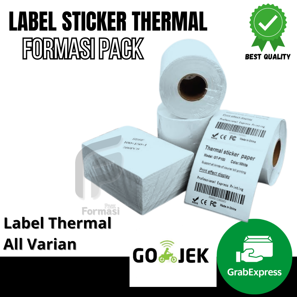 

LABEL STICKER THERMAL & CONTINOUS BERBAGAI UKURAN