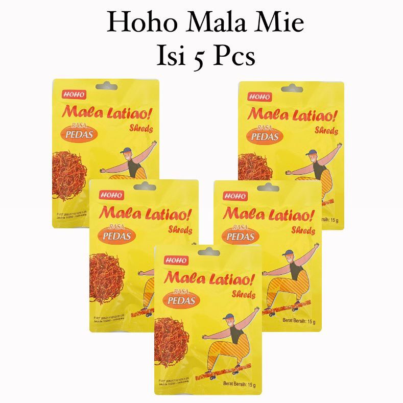 

[Halal] Paket Bundling Latiao Hoho Mala Mie Isi 5 Pcs