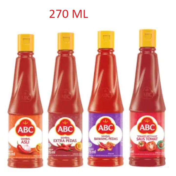 

Sambal ABC Extra Pedas Sauce sambal Asli 270 ML