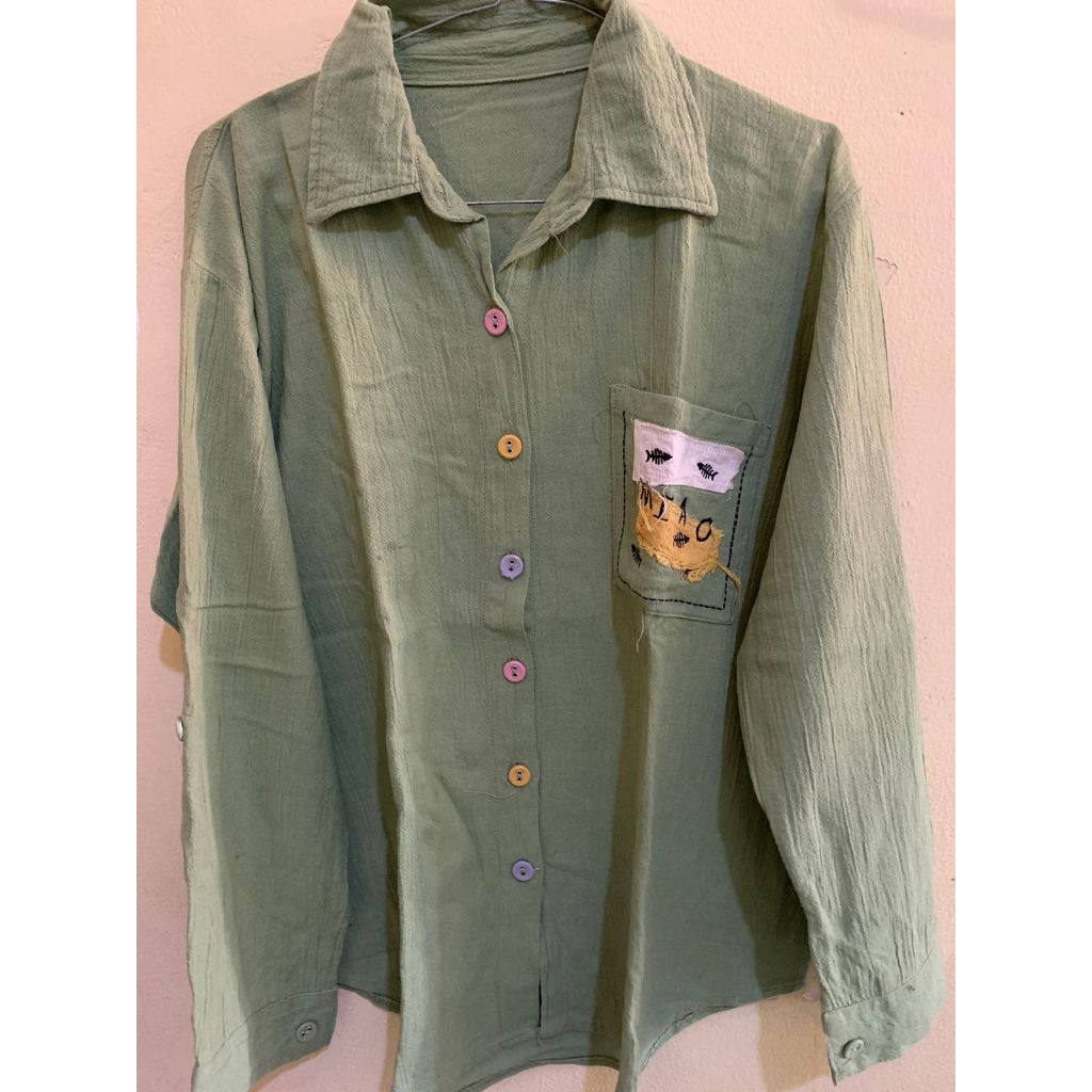 PRELOVED Atasan Kemeja Blouse Lubana Wanita