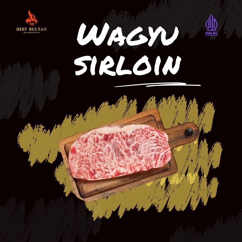 

Beef Wagyu Meltik Sirloin | Beef Steak Wagyu Meltique Sirloin | Daging Steak Has Luar | Wagyu Meltik Sirloin Premium