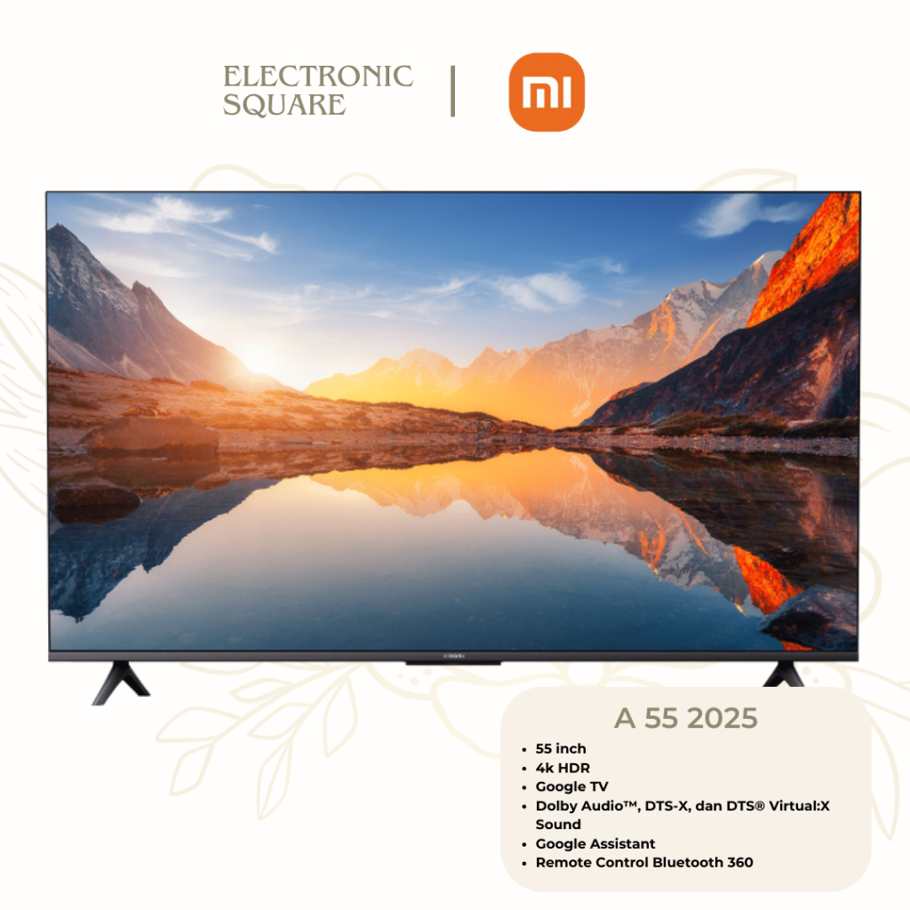 LED TV XIAOMI 55 Inch A 55 2025 4K HDR Google TV