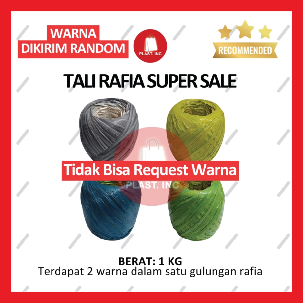 

TALI RAFIA / TALI PACKING / TALI GULUNGAN SUPER SALE