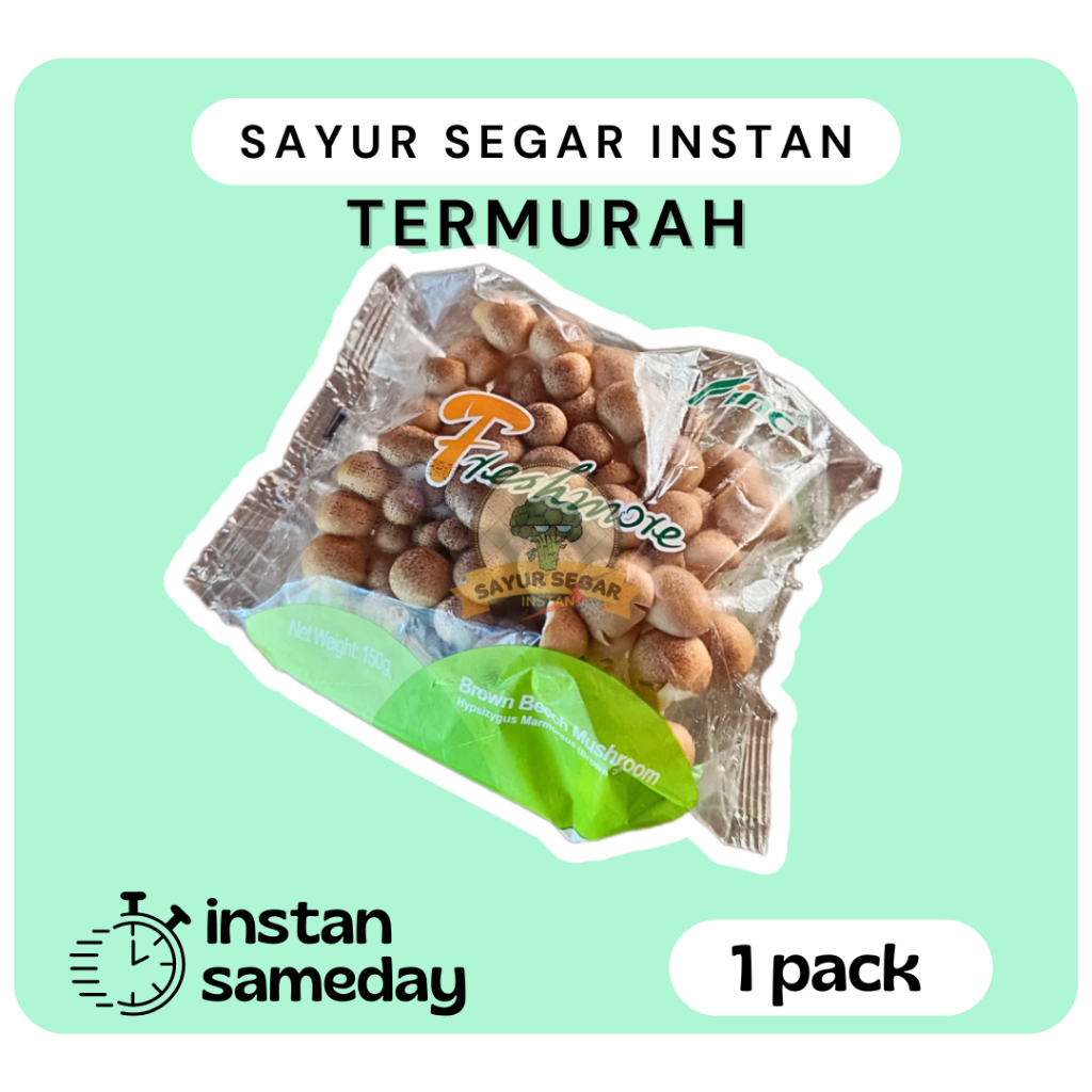 

Jamur Shimeji Coklat 1pack - Sayursegarinstan