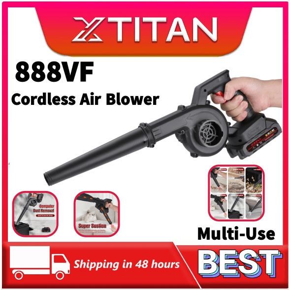 【COD+24 Jam】XTITAN 888VF Mesin Blower Baterai Blower Keong Mesin Blower Tangan Baterai Cordless Blow