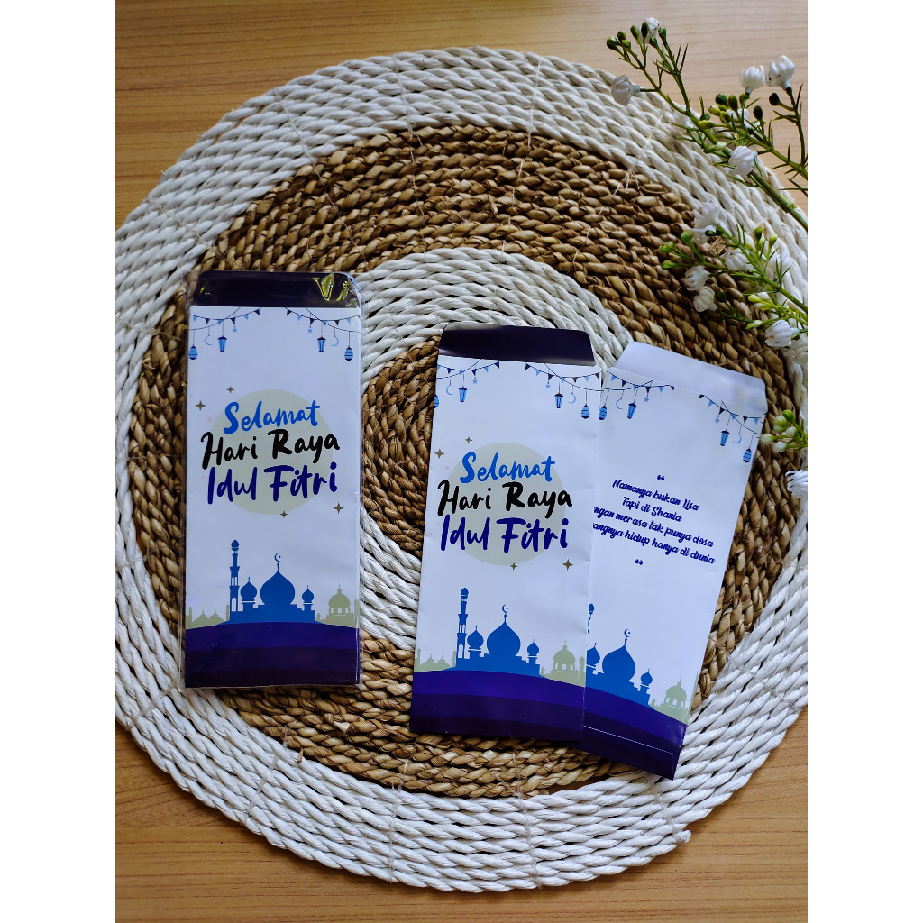 

Amplop Lebaran Panjang Lucu Bahan Premium Tebal Ada tempat tulis nama - isi 10pcs