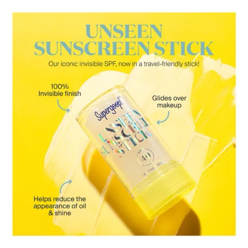 SUPERGOOP - Unseen Sunscreen Stick - SUPERGOOP Unseen