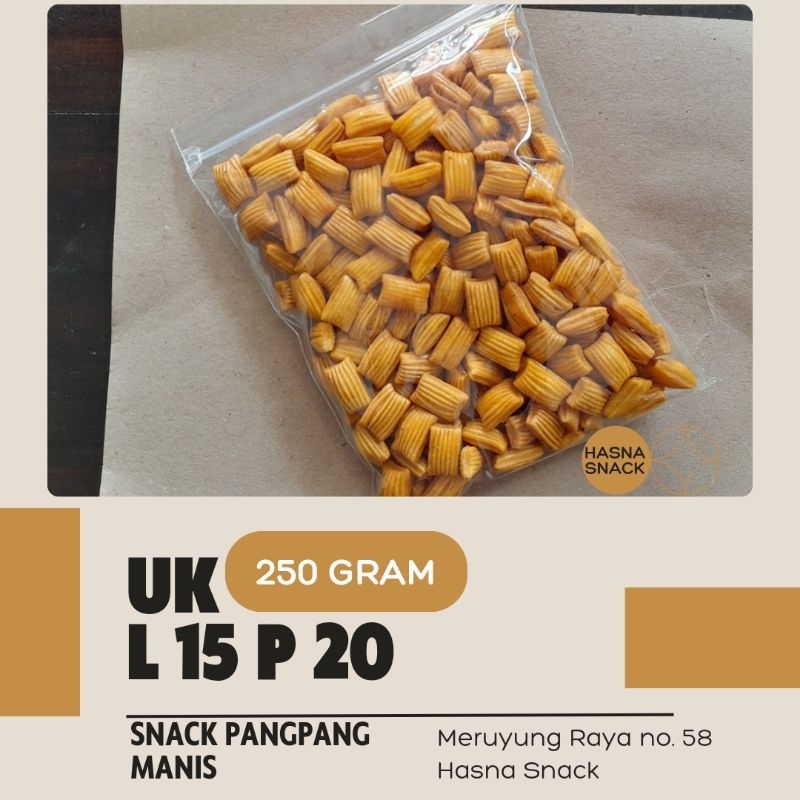 

[Hasna Snack] Pang Pang/Keripik Pangpang/Snack Pangpang/ Pang Pang Manis/Snack Kiloan 250 Gram