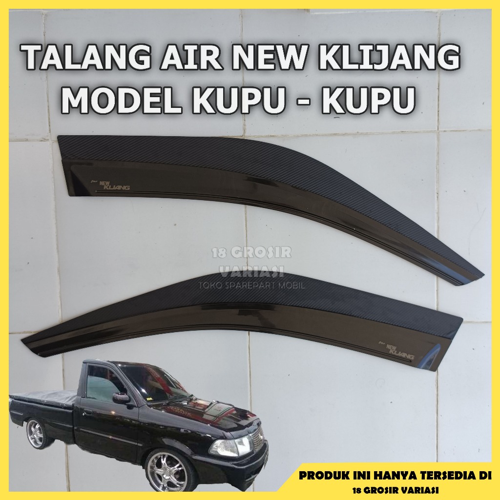 Talang Air Kijang Kapsul Model Kupu Kupu Akesoris Kijang Super Motif Karbon Variasi Kijang LGX Super