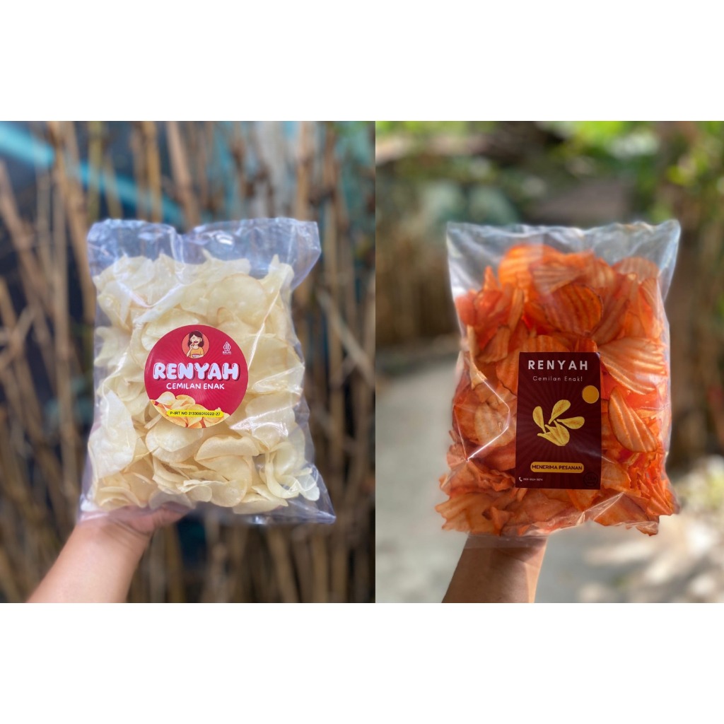 

Keripik Singkong Renyah Pedas Gurih 500gr