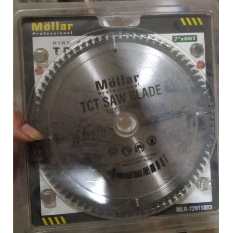 mata mitter saw mollar tct 7in x80t / mata aluminium mollar 7'' tct x80t