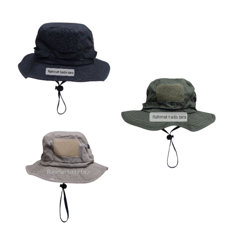 TOPI RIMBA TACTICAL/TOPI RIMBA ARMY/TOPI JUNGLE HAT TACTICAL/TOPI RIMBA VELCRO/TOPI OUTDOOR