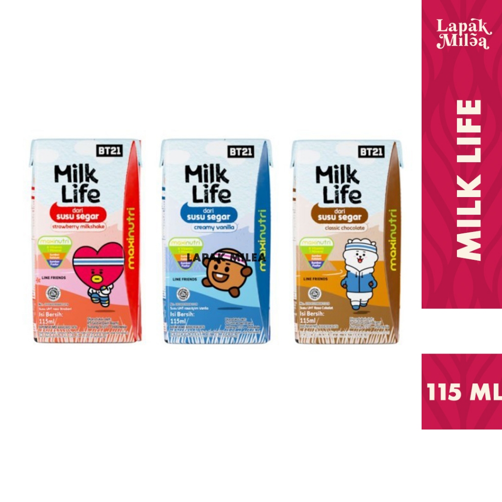 

Milk Life Susu UHT Aneka Rasa 115ml