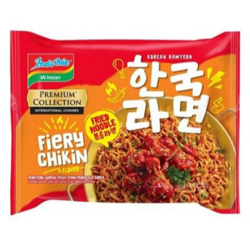 

Indomie Premium Collection Korean Ramyeon Series Fiery chikin