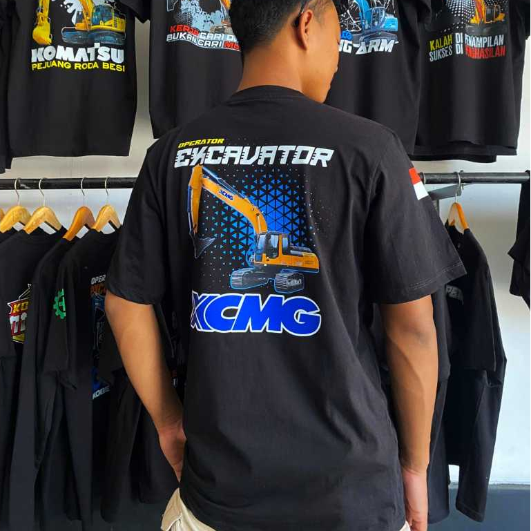 Kaos Distro Operator Excavator XCMG Katun Combed