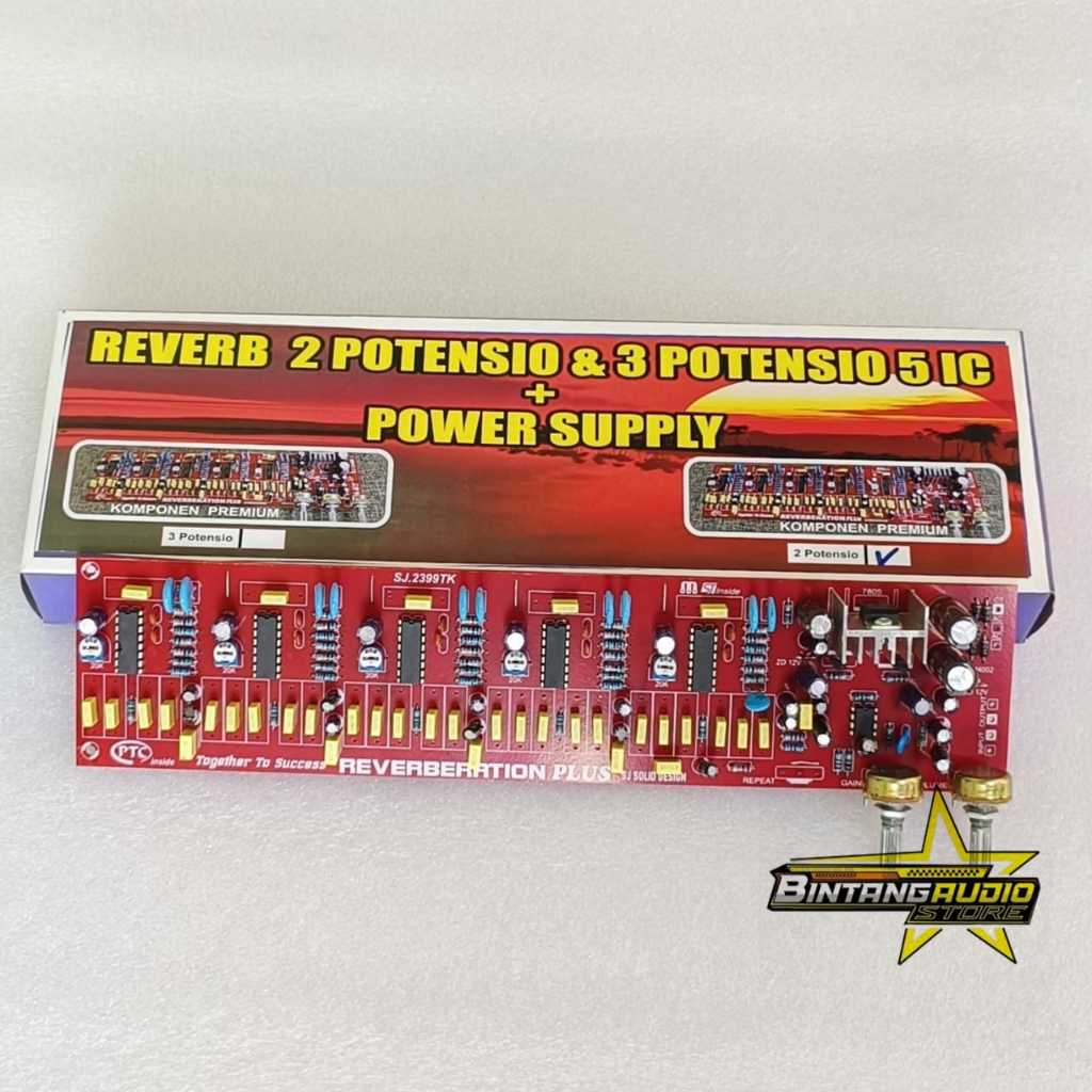 ECHO Reverb 5 IC PT2399 Reverberation kualitas bagus