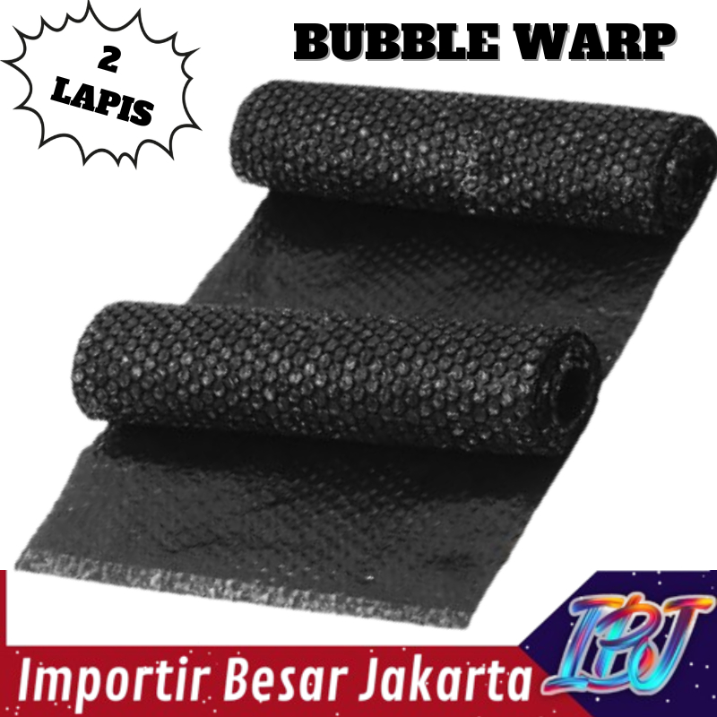 

Bubble Wrap 2 lapis Melindugi barang I Buble Wrap I Plastik Bubble Wrap I Bubble Wrap Hitam