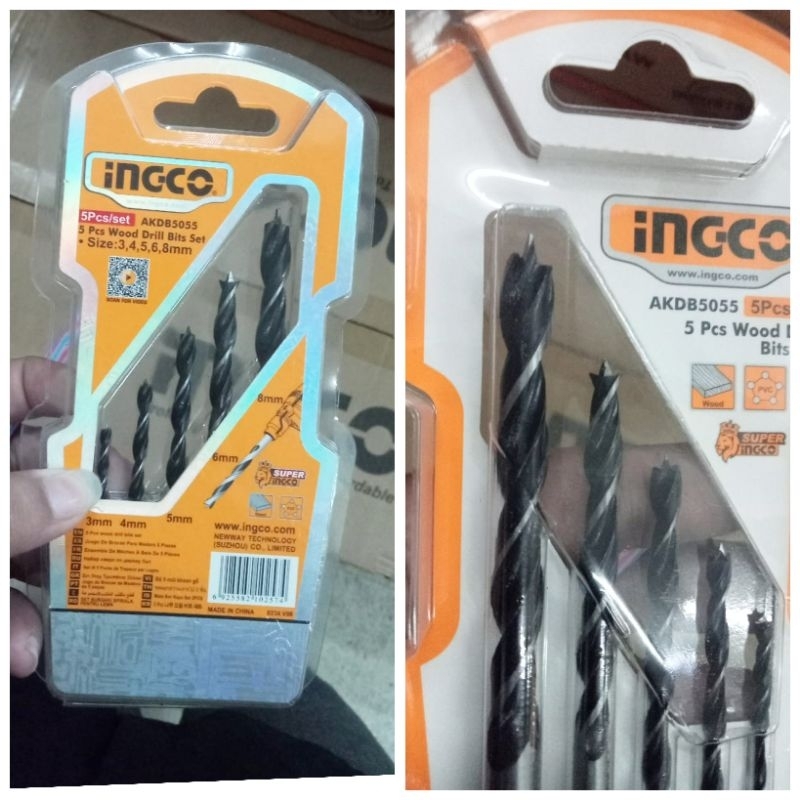 Mata Bor Kayu 1 Set Ingco