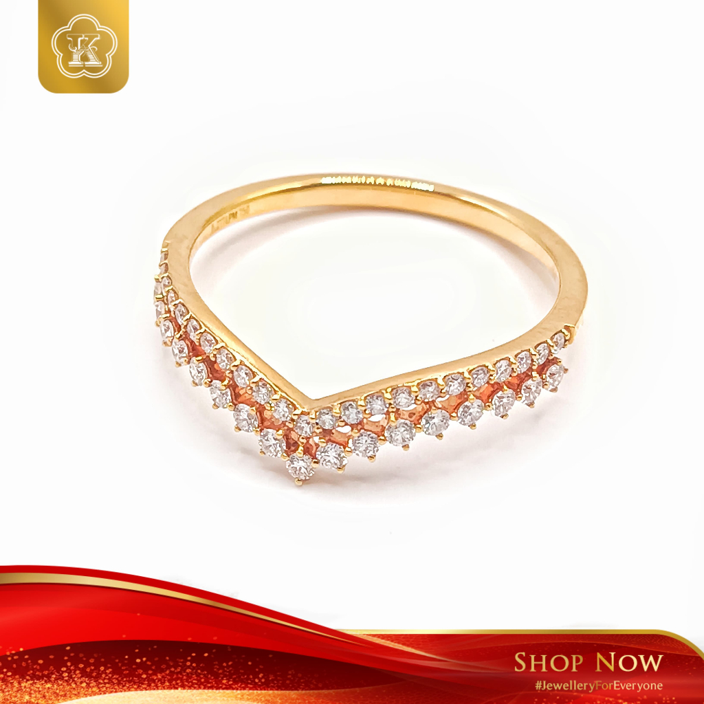 Cincin Berlian Fashion 18K #00242272