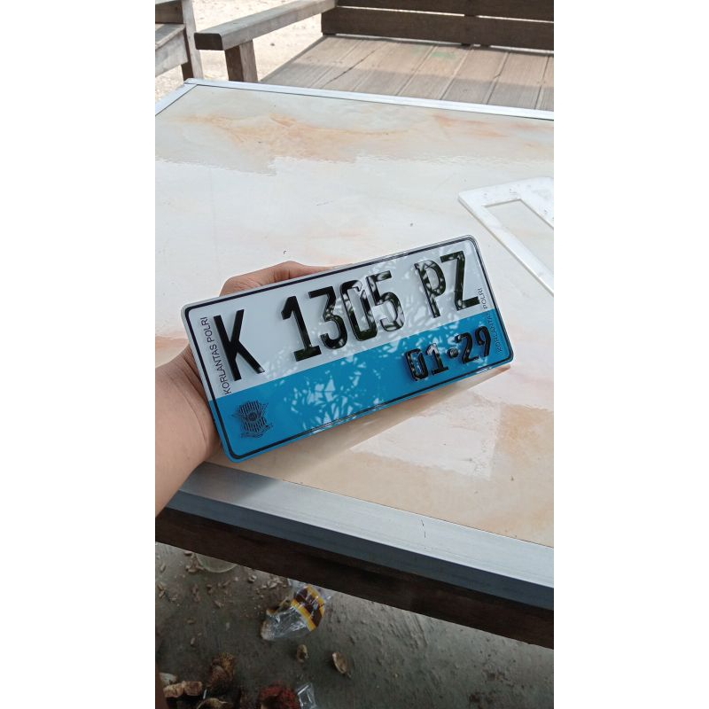 Plat Nomor Akrilik  Motor Listrik