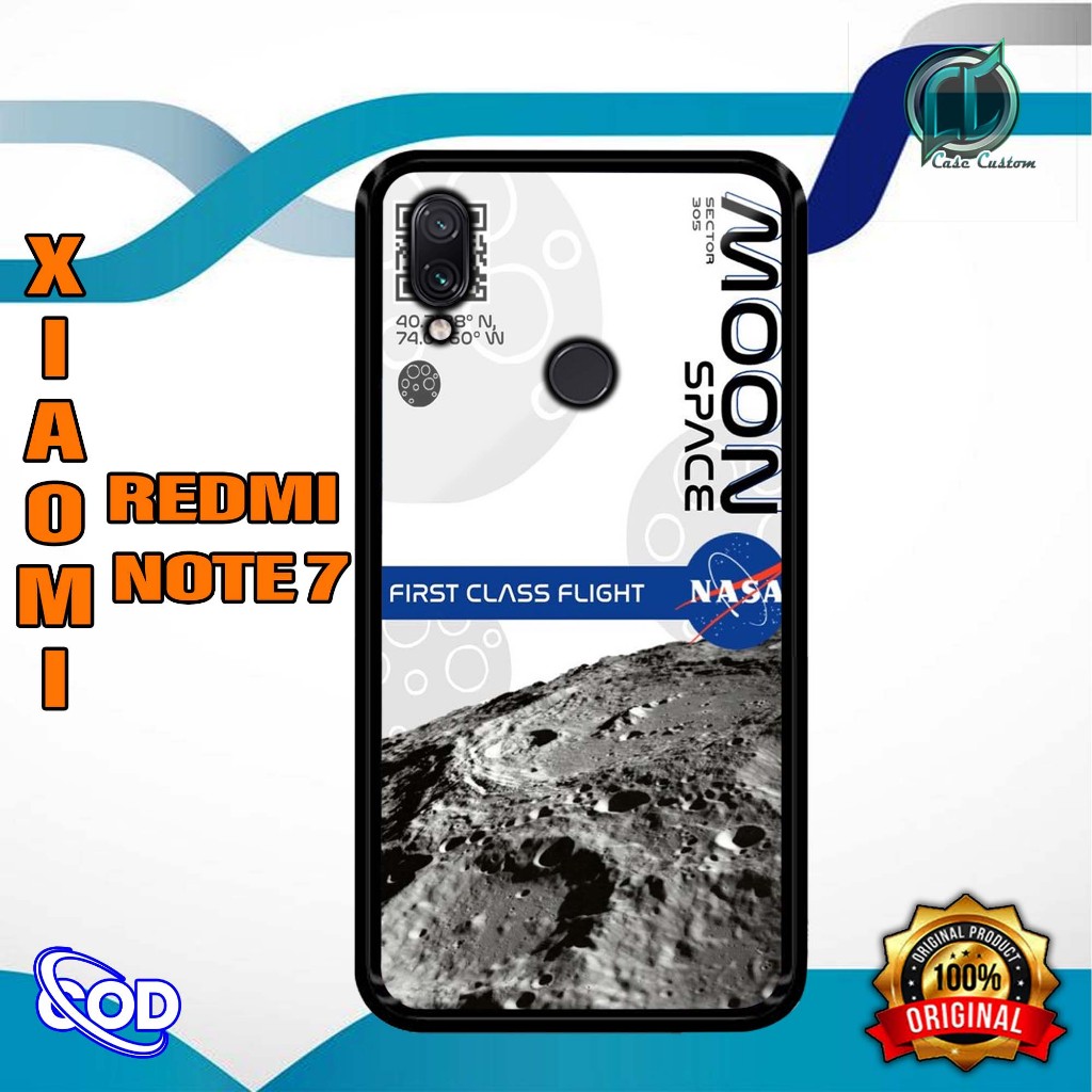 Case XIAOMI REDMI NOTE 7 - Fashion Case - Hardcase 2D Glossy - CASE CUSTOM - [MOTIF NASA] - Case Kil