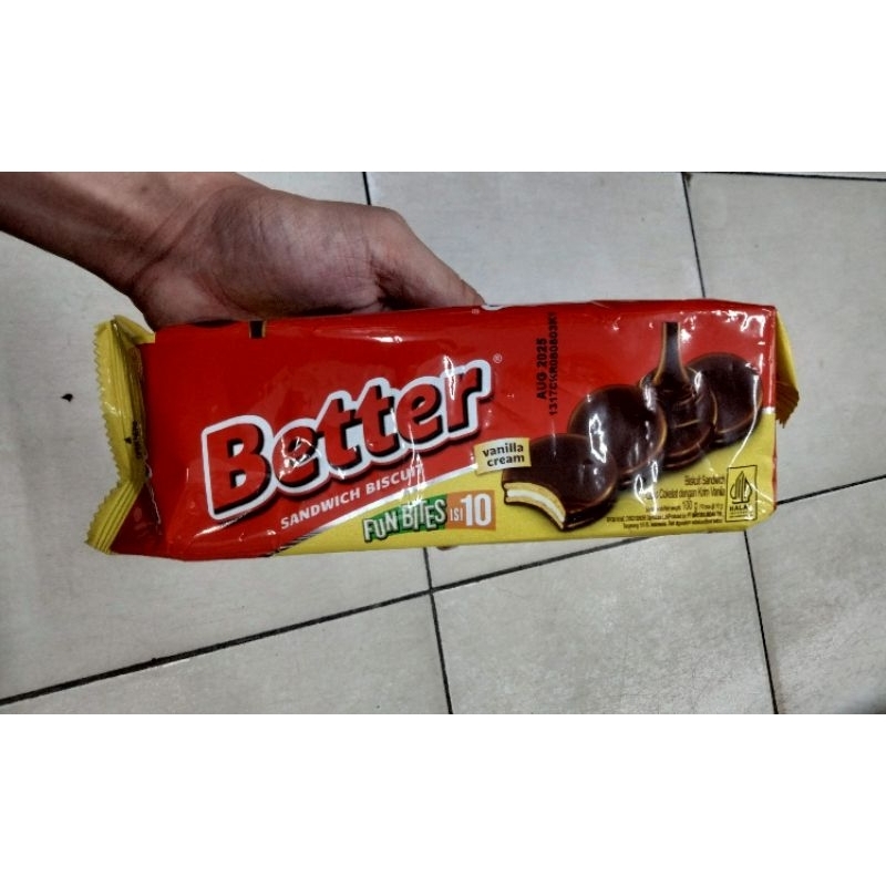 

Cemilan Biskuit Better Fun Bites isi 10 pcs