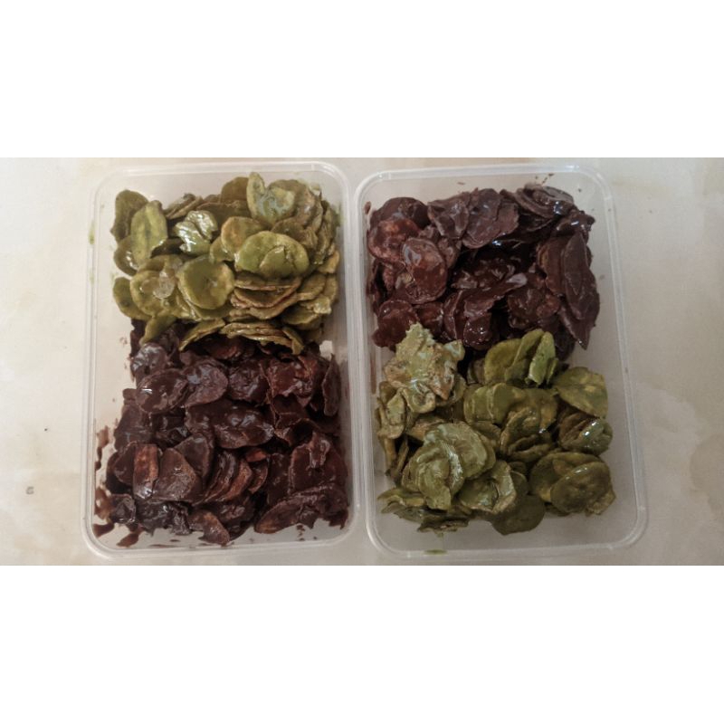 

[RASA MIX]kripik pisang coklat lumer|banana crispy melted|Kemasan thinwal 500ml