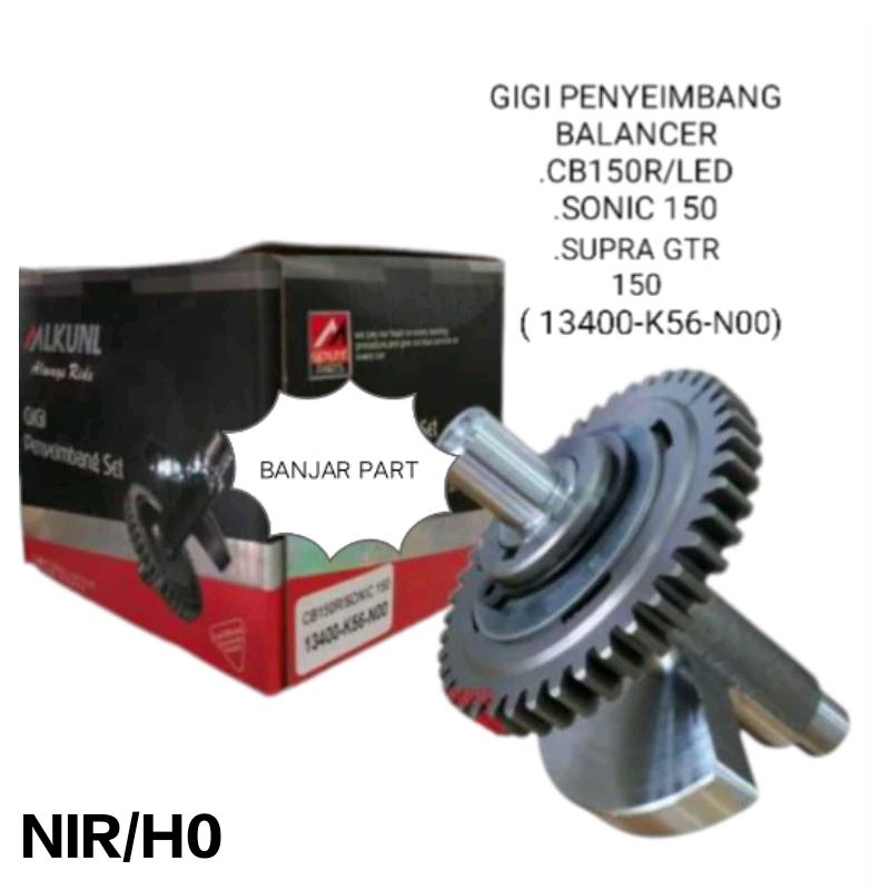 BALANCER SET GIGI PENYEIMBANG SET CB150R LED/SONIC/SUPRA GTR  (K56) MILKUNI
