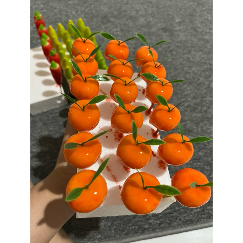 

Kue Lukcup Thailand Kue buah fantasy Kue unik bentuk buah&sayur Isi 10pcs (Mix)