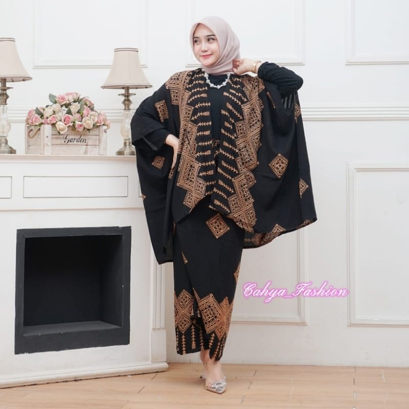 Batik Set Cardigan Baju kondangan kebaya wanita masa kini