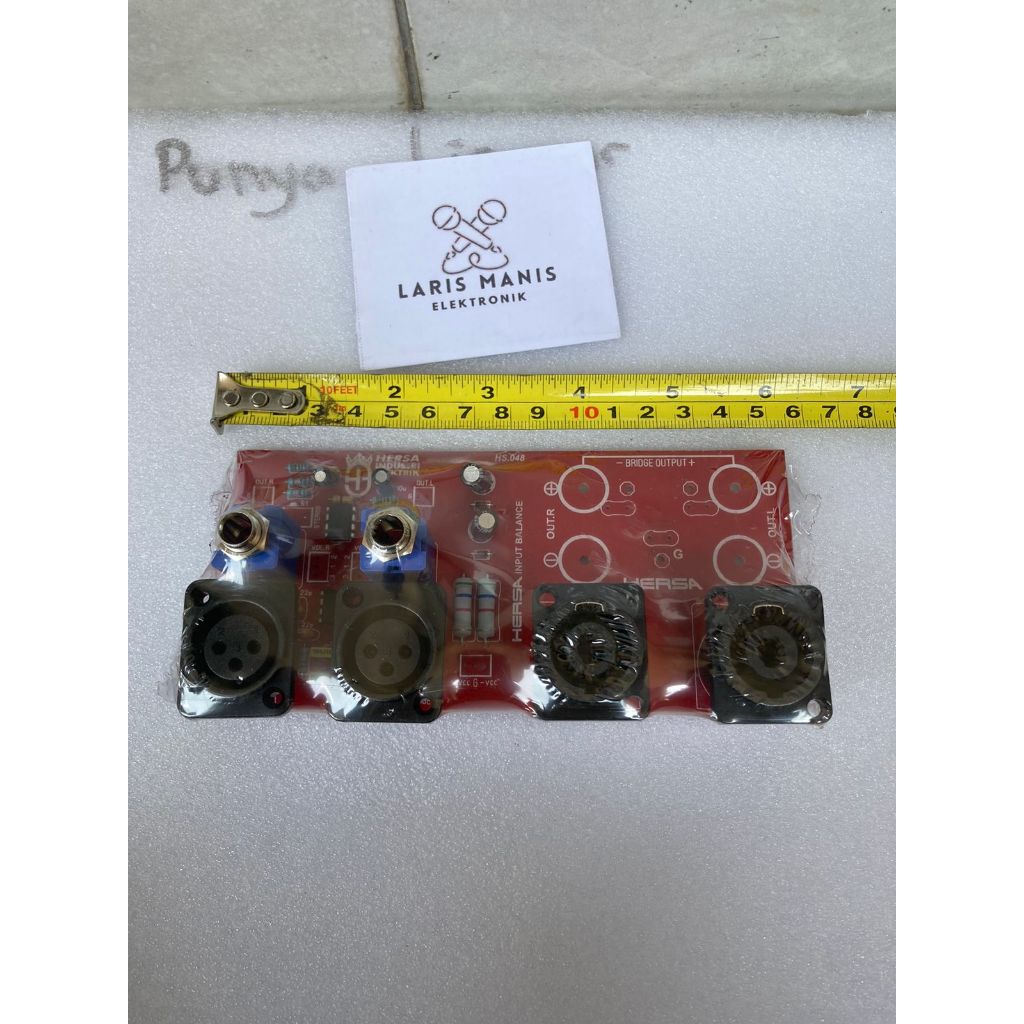 kit panel belakang input balance untuk plat bok power amplifier CA 5,10,20,30
