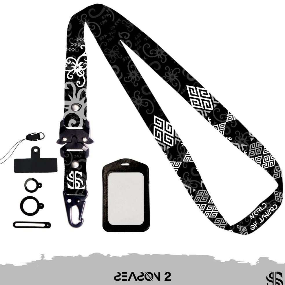 

Murah Puas Sumber Lanyard Tali Id Card Batik Series Batik V1 2cm