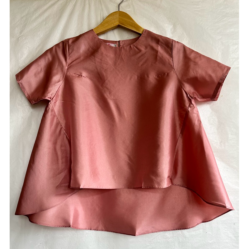 Atasan long back warna salem (baru)