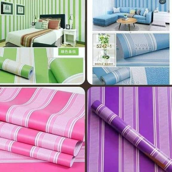 Wallpaper Dinding Motif SALUR