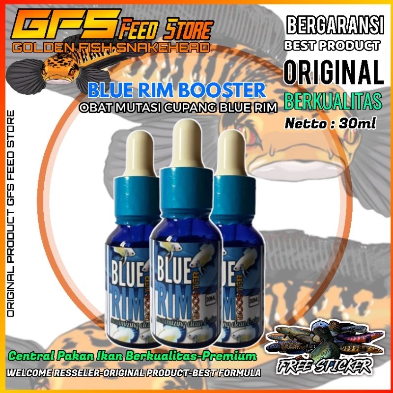 Obat Mutasi Cupang Blue Rim BLUE RIM BOOSTER 30ML