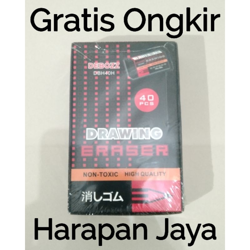 

Penghapus Drawing DBH40H DEBOZZ Per Pak ( ISI 40 PCS )