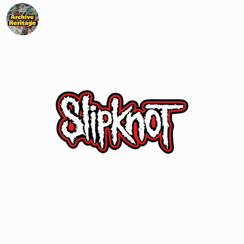 

sticker band Slipknot logo heavy metal stiker