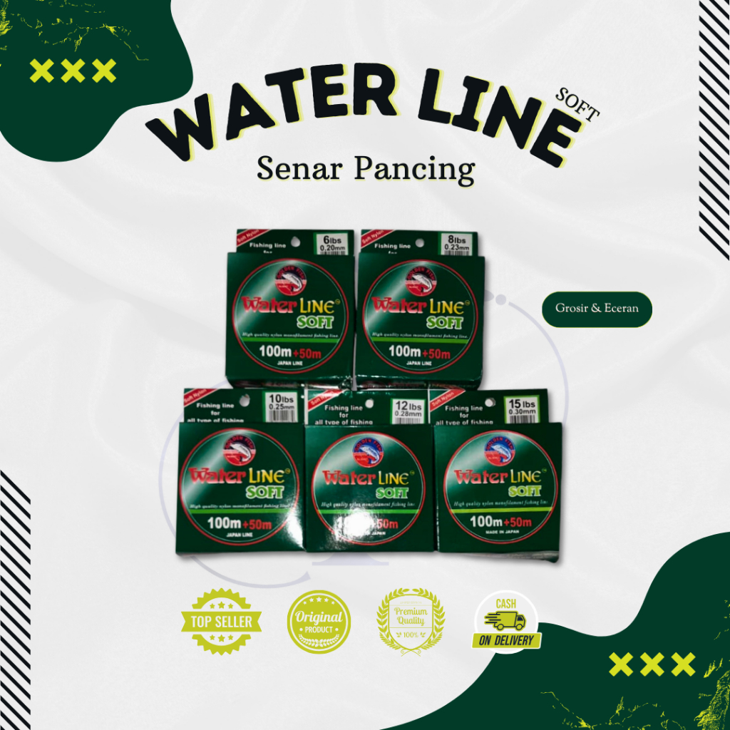 Senar pancing WATER LINE SOFT 150M