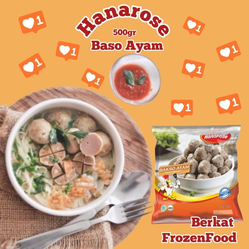 

Hanarose Baso Ayam 500 Gr