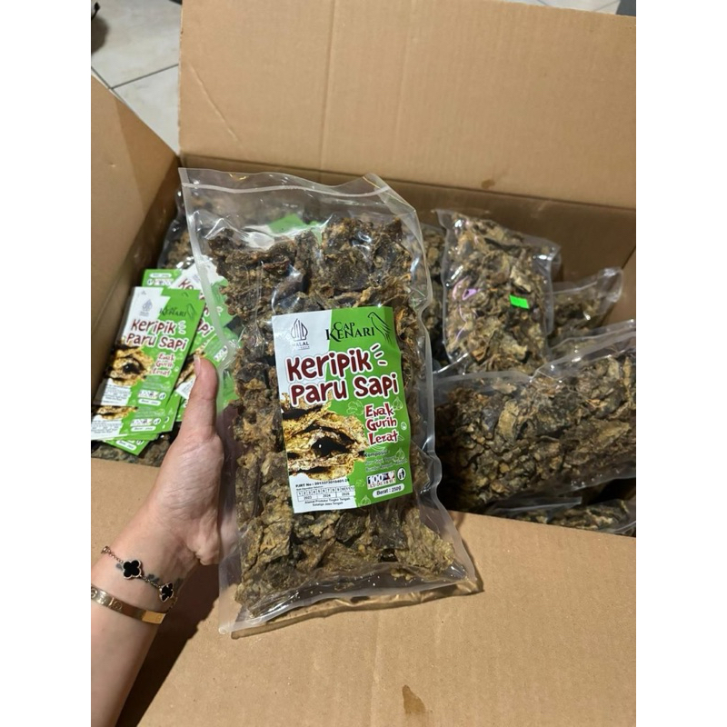 

Kripik paru sapi 200 gram |GURIH,ENAK,MURAH